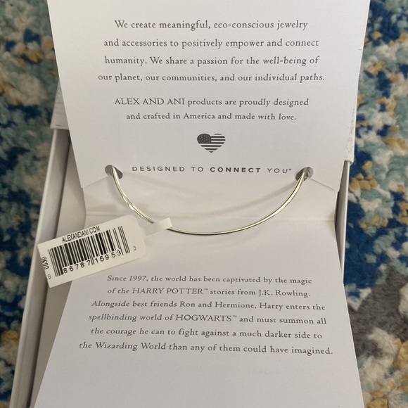 Alex and Ani Harry Potter Help Will Always Be Given bracelet NWT - Picture 6 of 6